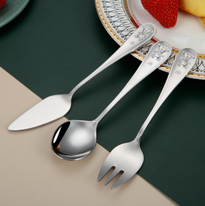 ชุดช้อนส้อมมีดหรูหรา DFG1110 แบบกำหนดเองได้ 3 ชิ้น ลายหมี CN/GUA - Product Image 2