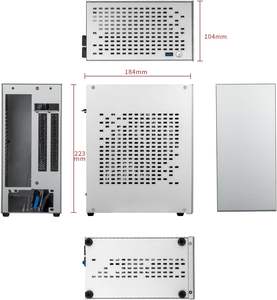 Boîtier Mini PC en Aluminium SFF Facteur de Forme Compact pour Ordinateur de Gaming avec Câble <span class=keywords><strong>Riser</strong></span> PCIe Prenant en Charge la <span class=keywords><strong>Carte</strong></span> <span class=keywords><strong>Graphique</strong></span> GPU - Product Image 3