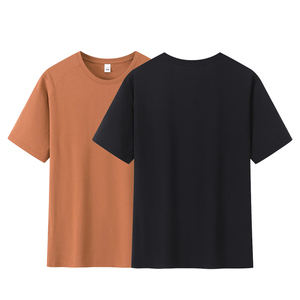Camisetas de Cuello Redondo Lisas para Hombre, Camiseta Deportiva de Manga Corta, Compresión, Transpirable, de Malla, Informal - Product Image 1