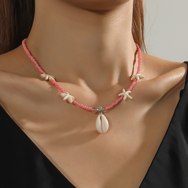 Boho Jewelry Starfish Shell Beach Anklet