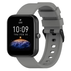 Eraysun Popular correa de silicona oficial para <span class=keywords><strong>Amazfit</strong></span> <span class=keywords><strong>Bip</strong></span> <span class=keywords><strong>3</strong></span> hebilla negra colorida correa de reloj inteligente de alta calidad - Product Image 6