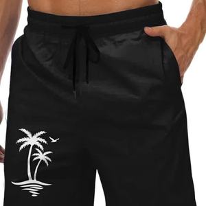 Maillot de bain pour homme à motif hawaïen, design 3D personnalisé, short de plage sport taille mi-haute avec poches, pour la gym et le fitness - Product Image 3