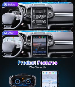 Navihua LCD Digital Cluster Car Dashboard para <span class=keywords><strong>Renault</strong></span> Koleos/Mégane <span class=keywords><strong>4</strong></span> 2016-2019 Velocímetro Instrumento Auto Meter Gauge Virtual - Product Image 6