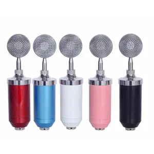 GAM-860E Profissional Microfone Condensador de Estúdio de Gravação Microfone Condensador Com Plugue de 3.5mm Titular Estande para KTV Karaoke