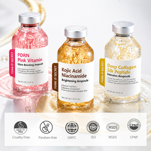Sérum anti-rides raffermissant et tenseur pour le visage à la technologie de micro-capsules de perles OEM personnalisées, à la pénétration profonde et aux peptides de <span class=keywords><strong>soie</strong></span> - Product Image 2