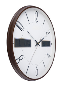 Đồng hồ treo tường hiển thị độ ẩm nhiệt độ ngày trong tuần đa chức năng dạ quang - Product Image 2