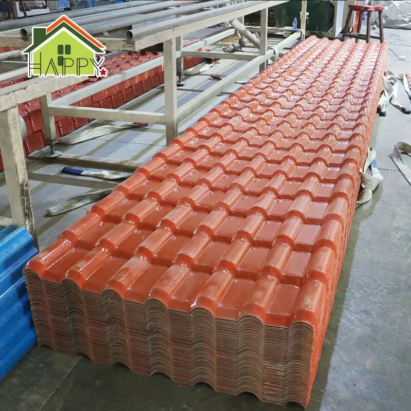 Südamerika heißer Verkauf Dachziegel Dach bahnen Wellpappe Trapez Kunststoff ASA PVC