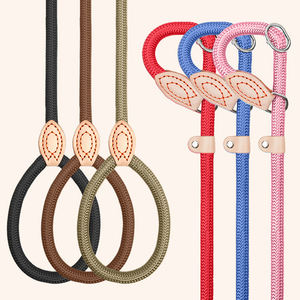 Rarewe, accesorios para mascotas, <span class=keywords><strong>Collar</strong></span> de correa de plomo para perros, logotipo personalizado, cuerda de plomo para perros sin tirones, correas de plomo para entrenamiento de perros de Color sólido - Product Image 2