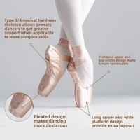 Chaussons de danse classique en satin et dentelle pour femmes et enfants, chaussures plates d'entraînement et pointes, outils essentiels pour l'entraînement des filles