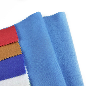 Bán buôn giá rẻ pháp Terry chải spun poly <span class=keywords><strong>Fleece</strong></span> dệt <span class=keywords><strong>Polyester</strong></span> mà không spandex vải telas cho người đàn ông Hoodies - Product Image 4