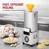 Machine à éplucher l'ail commerciale OEM ODM, automatique, en acier inoxydable, électrique, capacité 25 kg/h, équipement de cuisine HD