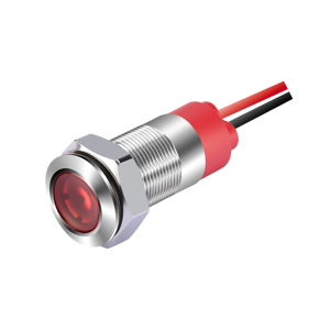 ไฟแสดงสถานะ LED โลหะ ขนาด 6-22 มม. IP65 110V พร้อมไฟ LED หลายสี ติดตั้งบนแผงและเชื่อมต่อสายไฟ - Product Image 5