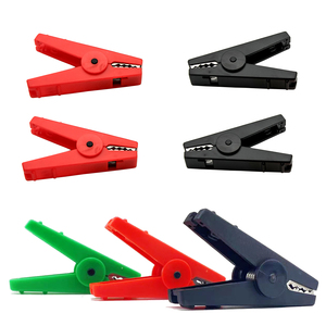 Pince crocodile populaire 50 A, entièrement isolée, en plastique, sécurisée, pour <span class=keywords><strong>batterie</strong></span> et câble - Product Image 3