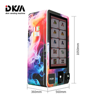 Máquina Expendedora de Cigarrillos y Tabaco con Pantalla Táctil Inteligente Automática Comercial Personalizada DKM, Montada en la Pared, con Verificación de Edad por ID