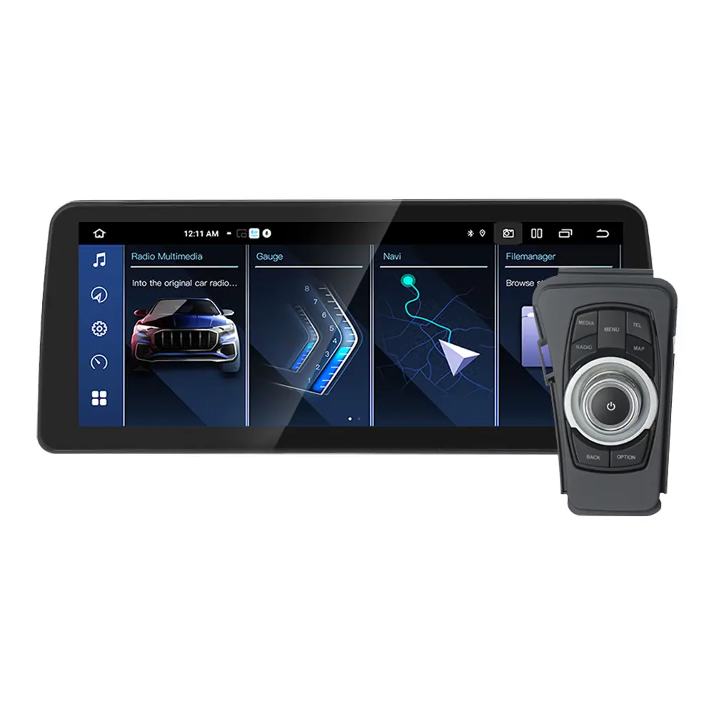 Navifly MNX 12,3 pulgadas inalámbrico Android qled pantalla 360 Cámara coche jugar auto GPS para BMW E90 soporte 4G LTE WIFI