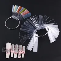 50 pièces de plaques de présentation rectangulaires pour échantillons de vernis gel UV, modèles de nuancier et présentoirs pour faux ongles