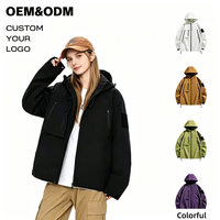 Veste coupe-vent imperméable pour femme, OEM, randonnée, camping, doublure personnalisée, couleur personnalisée, veste coupe-vent pour activités polyvalentes pour femme