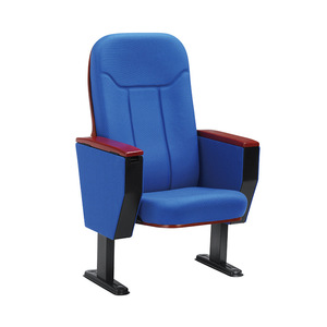 Silla de Teatro Masao en Tela Azul y Roja con Tablero de Escritura para Auditorio, Cine y Sala de Conferencias - Product Image 3