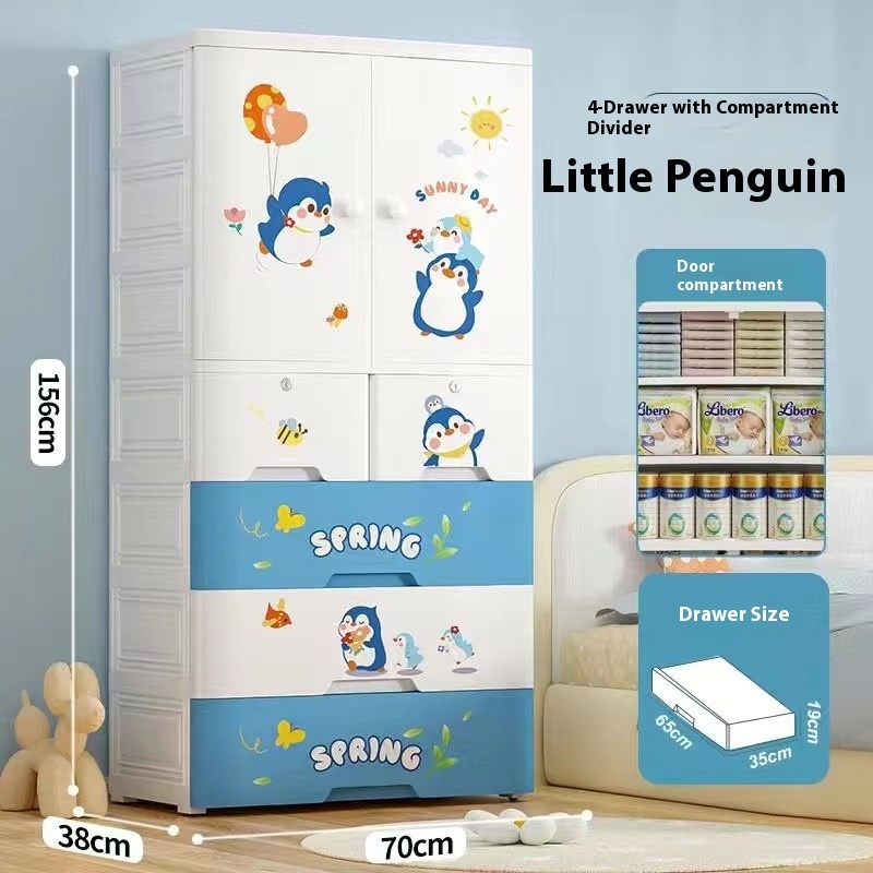 Petit Pingouin [compartiment 4 tiroirs]