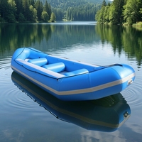 Bateau de rafting robuste, canoë de rafting aquatique, grand bateau de rafting, radeau gonflable en PVC