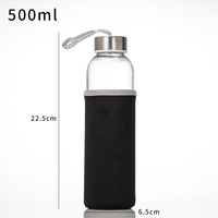 Nouveau réutilisable mignon belle doublure en verre créatif bouteille d'eau chaude simple grand magasin étudiant publicité cadeau thermos bouteille