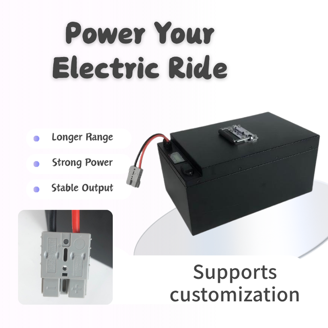60V  Replacement Battery for Electric Motorcycle 21700 Lithium Battery with 50A BMS High Discharge