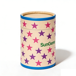 Boîte cylindrique en papier de luxe pour papeterie, doublure en mousse épaisse, logo personnalisé, tube rond pour stylo, crayon, rangement et expédition de cadeaux - Product Image 3