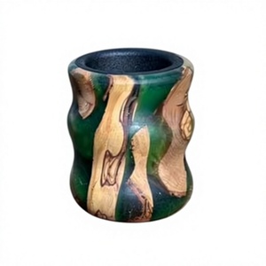 Heritage Al Majlis Artisan Epoxy Resin and Natural Acacia Wood Bukhoor Burner Luxury Oud <b>Incense</b> <b>Holder</b> for Ramadan Decor - Product Image 1