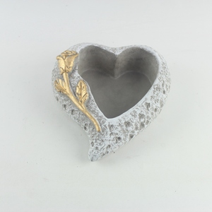 Maceta de Cemento con Diseño de <span class=keywords><strong>Corazón</strong></span> a <span class=keywords><strong>Precio</strong></span> de Fábrica, Decoración para Hogar y Jardín, Maceta para Plantas, Bonsáis, Suculentas y <span class=keywords><strong>Cactus</strong></span> - Product Image 4