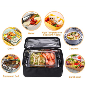 <span class=keywords><strong>Mini</strong></span> <span class=keywords><strong>microondas</strong></span> portátil para coche, horno eléctrico de 12V, caja de Picnic de calentamiento rápido para viajes, Camping, comida, cocina, accesorio de viaje - Product Image 1