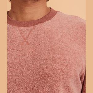 Sudadera Extra Grande Retro para Hombre, Cuello Redondo, 80% Algodón, 20% Poliéster, Felpa, Ropa Urbana, Invierno, Informal, OEM, Marca Privada - Product Image 3