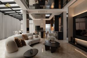 Villa moderne de luxe Tudor à deux étages avec demi-ossature et service de rénovation et de conception de cour - Product Image 2