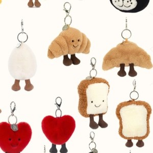 Pendentifs en peluche courte unisexe pour la série Jelly Original Standard Flat Rabbit Bear West Highland - Product Image 3