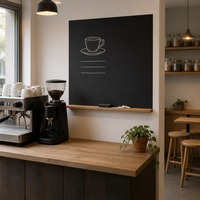 Autocollant mural tableau noir adhésif réutilisable pour l'école, le bureau et la cuisine