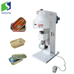 Máquina Selladora de Latas Cuadradas/Rectangulares Semiautomática, Selladora de Latas de Atún y <span class=keywords><strong>Sardinas</strong></span>, Maquinaria para Tapar Latas Metálicas - Product Image 1