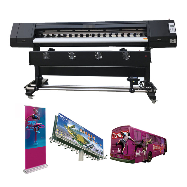 Digital Printer 1.6m 1.8m 3.2 Meter XP600 DX5 DX7 4720 Inkjet Printer Large Format Eco Solvent Plotter Printing Machine