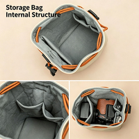 Sac pour appareil photo numérique étanche de style rétro, pochette à cordon réglable pour objectif, étui de rangement pour appareils photo reflex numériques