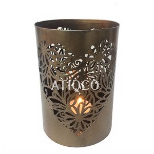 Venta caliente soporte votivo de hierro último y moderno Metal atractivo portavelas único soporte de vela superventas portavelas - Product Image 2