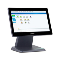 Système de point de vente à double écran Android 15,6 pouces 14 pouces, écran tactile de bureau, terminal EPOS pour magasin de détail