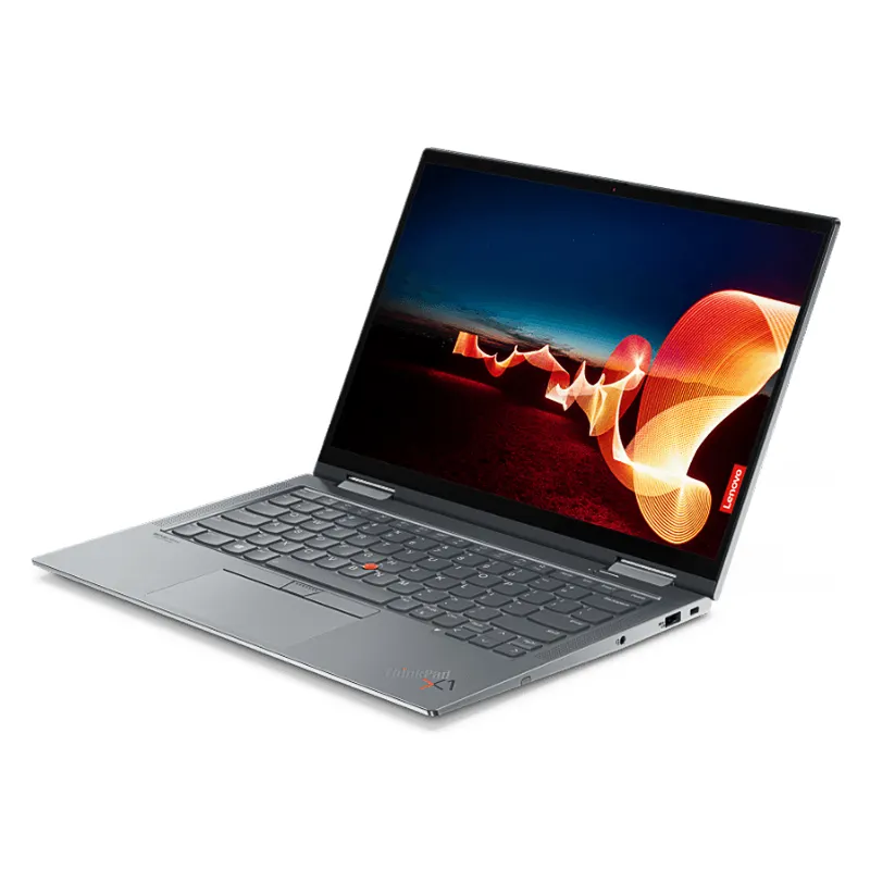 Lenovo แล็ปท็อป ThinkPad X1โยคะ2021 I7-1165G7 32GB RAM 2TB SSD หน้าจอสัมผัส4K 360องศาพลิก Backlit แป้นพิมพ์และปากกา