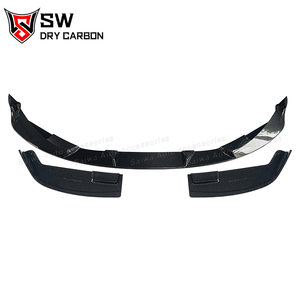 Diffuseur de pare-chocs avant en fibre de carbone pour BMW M3 G80 M4 G82 G83 <span class=keywords><strong>2020</strong></span> + Pièces de voiture en fibre de carbone - Product Image 5
