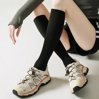Nouvelles chaussettes montantes tricotées pour femme, printemps, fines, respirantes, avec semelle en tissu éponge, en nylon, pour le sport et la corde à sauter, vente en gros