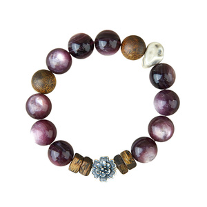 Pulsera de Piedras Naturales de Alta Calidad de 10 mm, Amuleto de Obsidiana, Ojo de Tigre, Brazalete de León para Hombre - Product Image 6