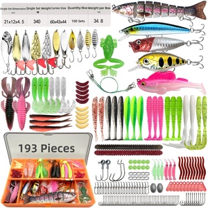81-409 pièces de leurres artificiels durs (type grenouille, bouche de cheval, graines, poisson brillant, vairon) - Kit de pêche à la <span class=keywords><strong>carpe</strong></span> portable et durable - Product Image 6