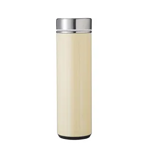 Everich 2024 BPA Free Bamboo Water Bottles Eco Friendly Wooden Thermos Vacuum Flasks With Stainless Steel Nonslip bottle
