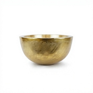 ชามทองสัมฤทธิ์สำหรับตกแต่งบ้านห้องครัว - Product Image 1