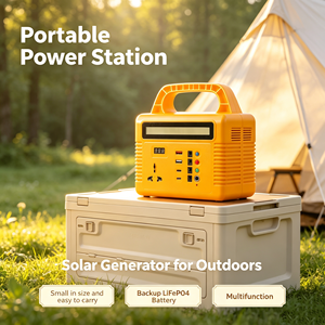 Station d'alimentation portable 120W 288Wh, batterie de secours, prise AC 220V à onde sinusoïdale pure, alimentation d'urgence pour le camping, la chasse et les situations d'urgence en extérieur - Product Image 5