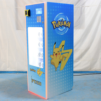 Distributeur Automatique Mini de Snacks et Boissons à 4 Niveaux, Machine à Combi Compacte Personnalisable pour Cartes Pokémon et Articles de Détail