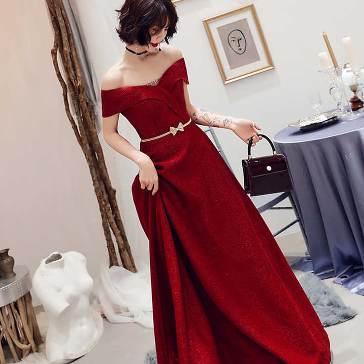 elegant evening dress 2020 Floor Length 2020 Prom Dress Elegant Royal Blue Tulle Sequins Prom Dress 2020, A-line Long