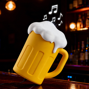 Nuevo Diseño de Altavoz Inalámbrico con Forma de Jarra de Cerveza, Mini Dispositivo de Audio Portátil, Altavoz Inalámbrico de Dibujos Animados para Acampar al Aire Libre, Ideas de Regalo para Fiestas - Product Image 1